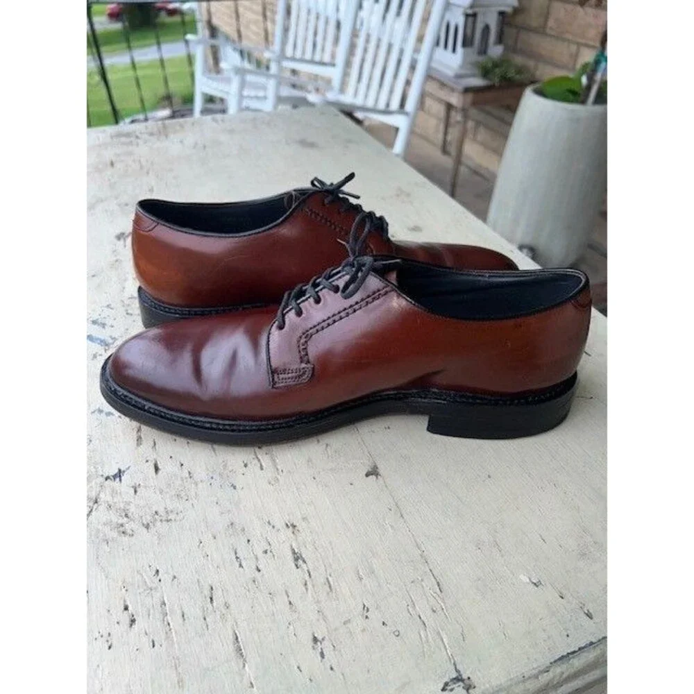 HANOVER (U.S.A.), Brown SHELL CORDOVAN Blucher (Derby), Circa 1980 Mn’s Sz 11E/C